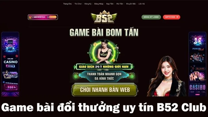 B52club game bài bom tấn